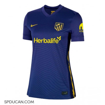 Zenski Nogometni Dres Atletico Madrid Giuliano Simeone #20 Gostujuci 2025-26 Kratak Rukav Zenski Nogometni Dres Atletico Madrid Giuliano Simeone #20 Gostujuci 2025-26 Kratak Rukav
